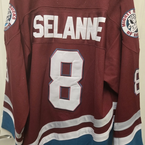 Anaheim Mighty Ducks Jersey CCM Selanne #8 Size 48 - Picture 8 of 10